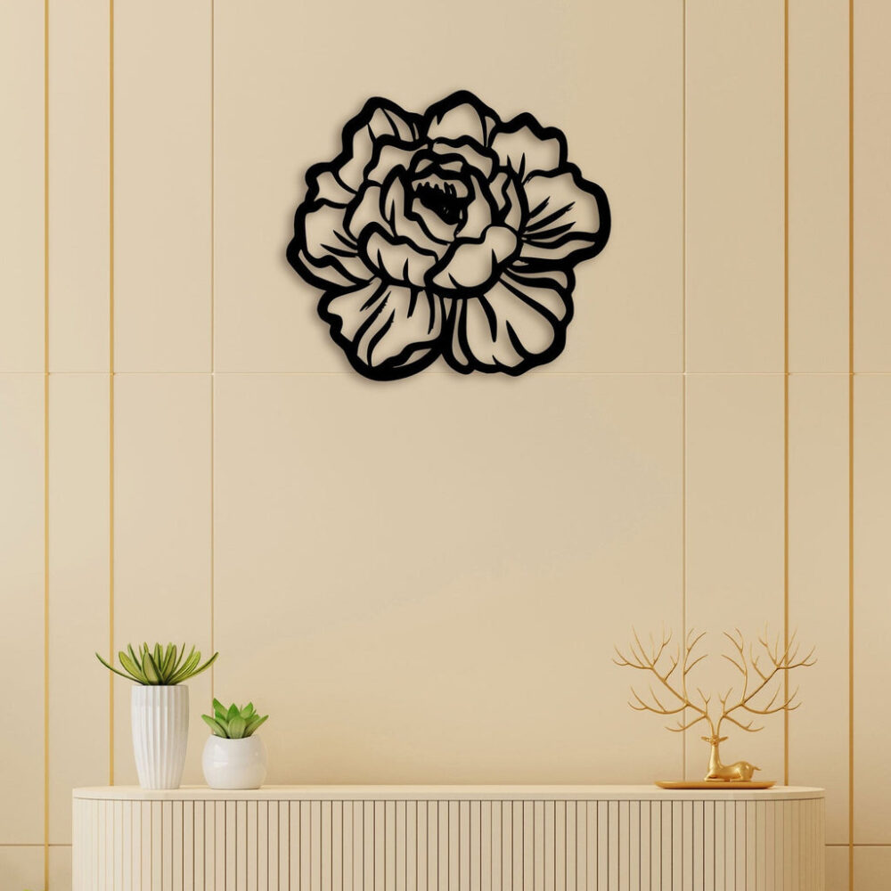 Rose Flower Metal Wall Art
