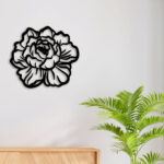 Rose Flower Metal Wall Art3