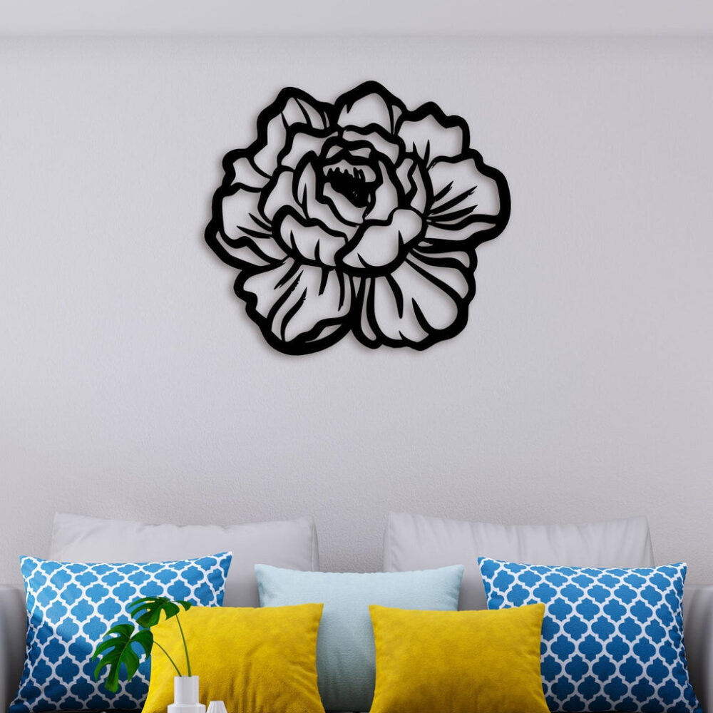 Rose Flower Metal Wall Art4