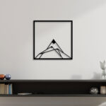 Sharp Mountain Metal Wall Art