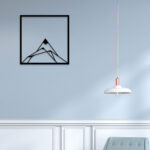 Sharp Mountain Metal Wall Art2