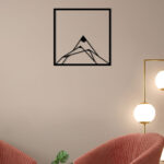 Sharp Mountain Metal Wall Art4