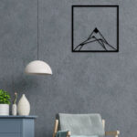 Sharp Mountain Metal Wall Art5