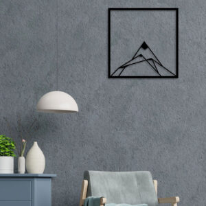 Sharp Mountain Metal Wall Art5