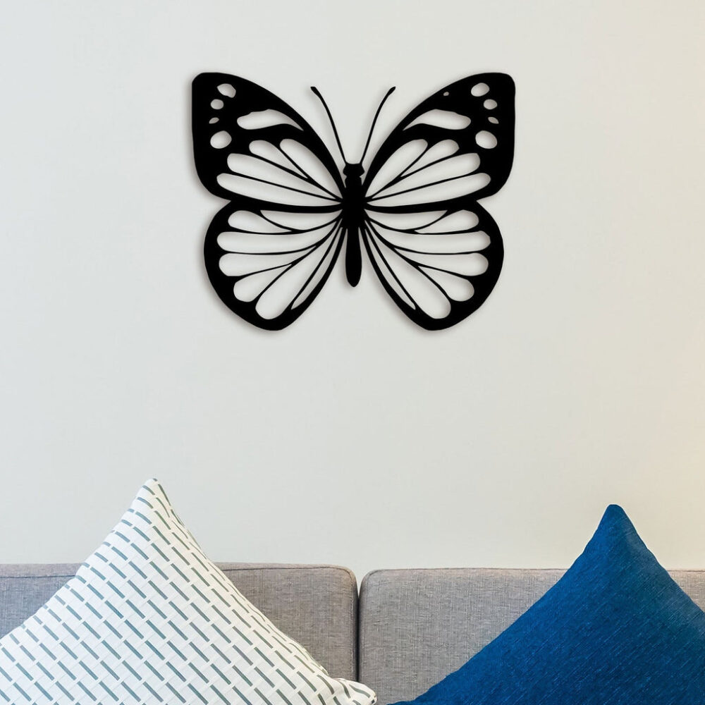 Simple Butterfly Metal Wall Art