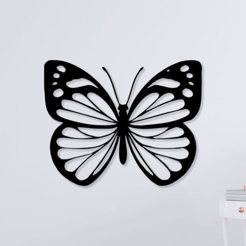Simple Butterfly Metal Wall Art1