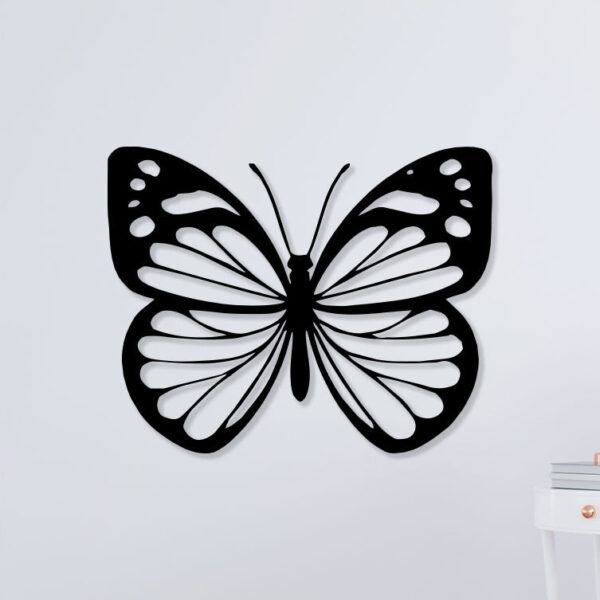 Simple Butterfly Metal Wall Art1