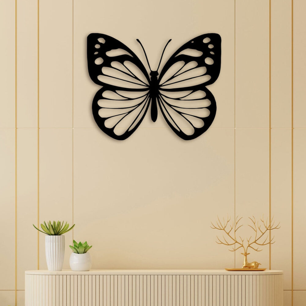 Simple Butterfly Metal Wall Art2