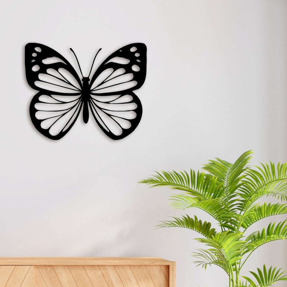 Simple Butterfly Metal Wall Art3