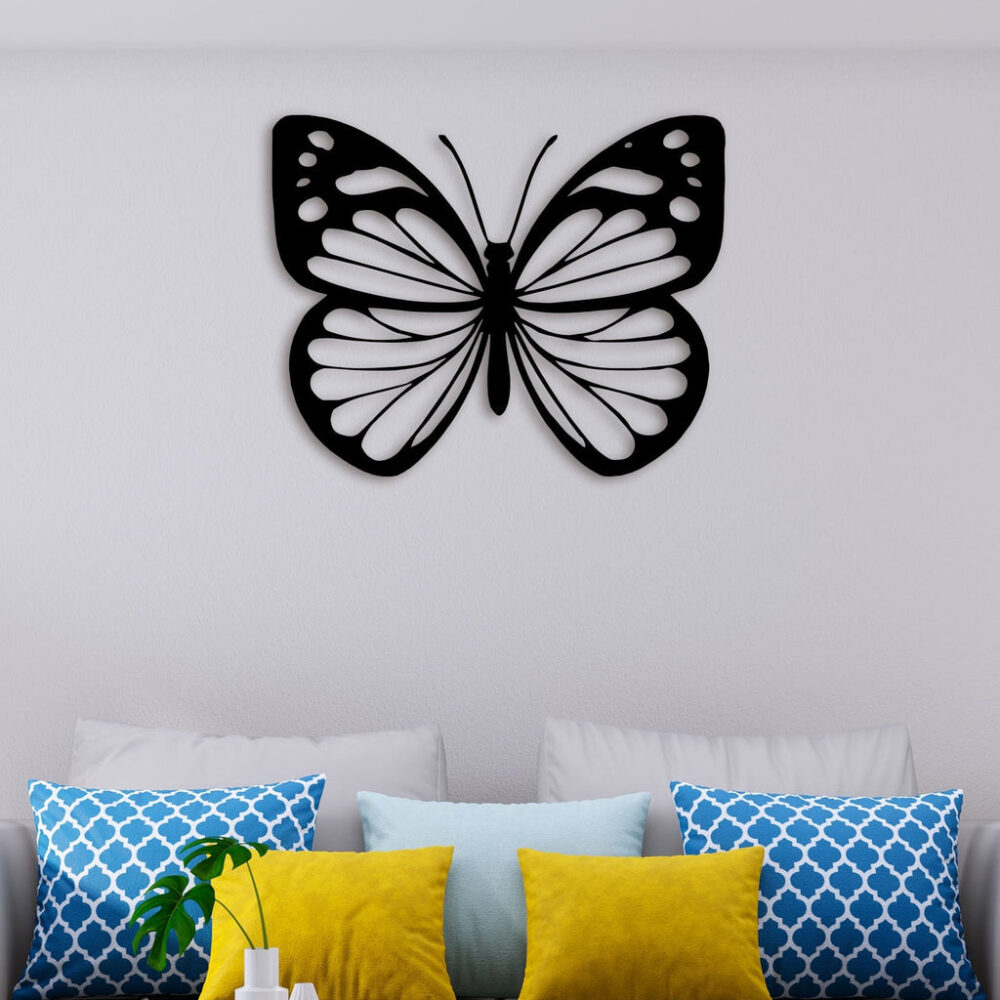 Simple Butterfly Metal Wall Art4