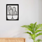 Simple Cactus Metal Wall Art4