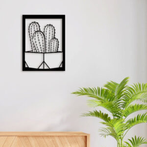 Simple Cactus Metal Wall Art4