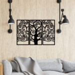 Spiral Tree Metal Wall Art4