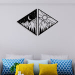 Sun And Moon Metal Wall Art