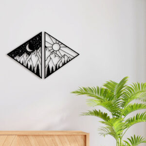 Sun And Moon Metal Wall Art4