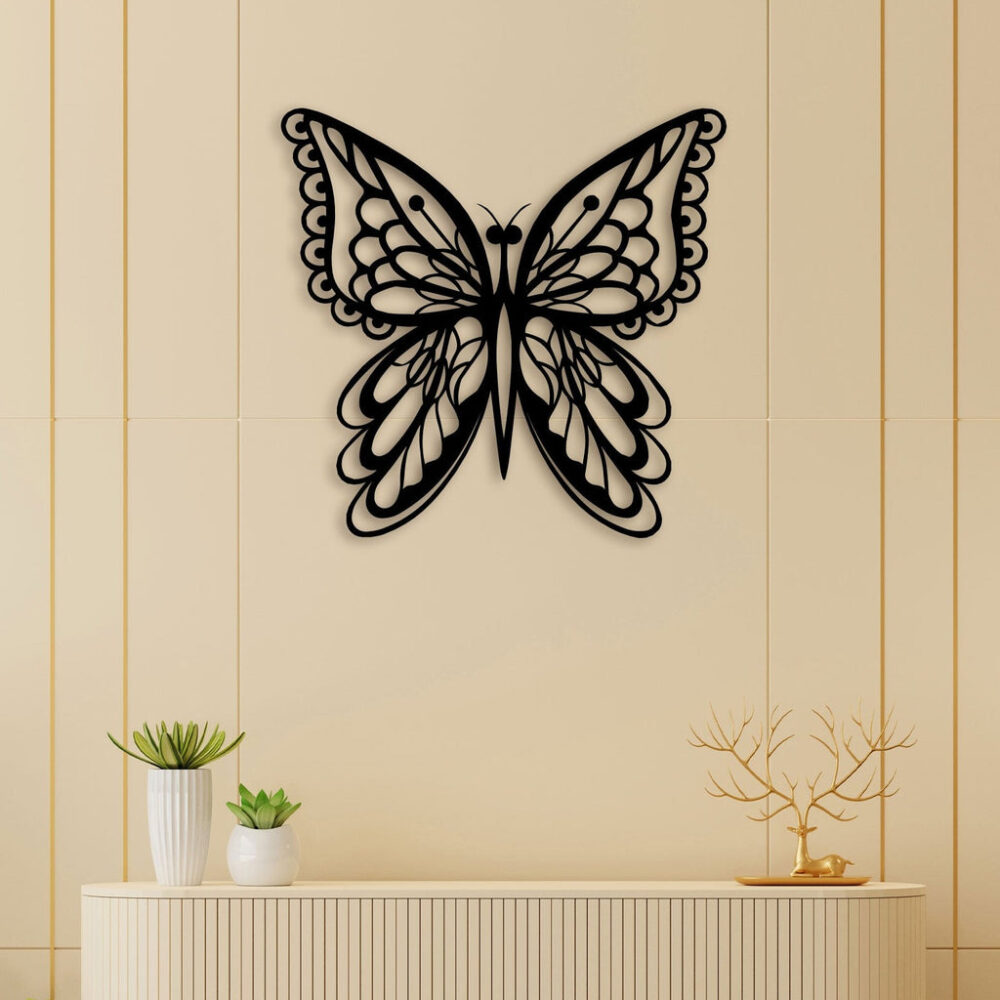 Sweet Butterfly Metal Wall Art