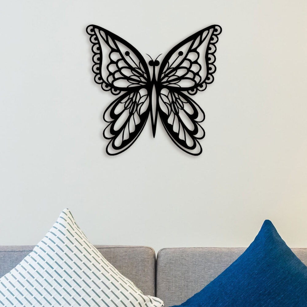 Sweet Butterfly Metal Wall Art2