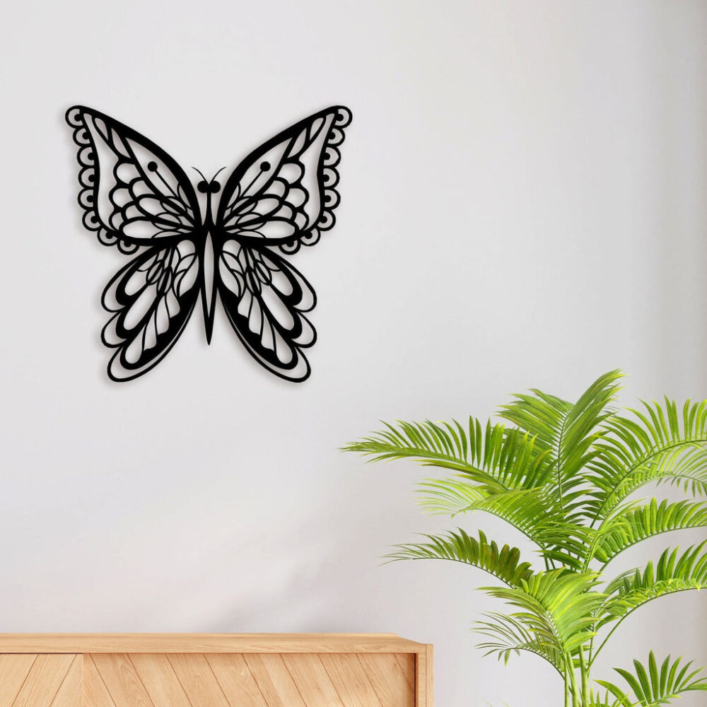 Sweet Butterfly Metal Wall Art3