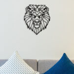 Tiger Angry Face Metal Wall Art2