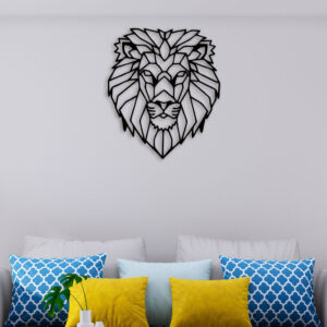 Tiger Angry Face Metal Wall Art4