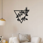 Triangle Abstract Metal Wall Art