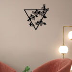 Triangle Abstract Metal Wall Art4