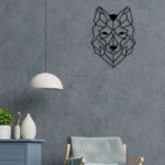 Wolf Clip Metal Wall Art6