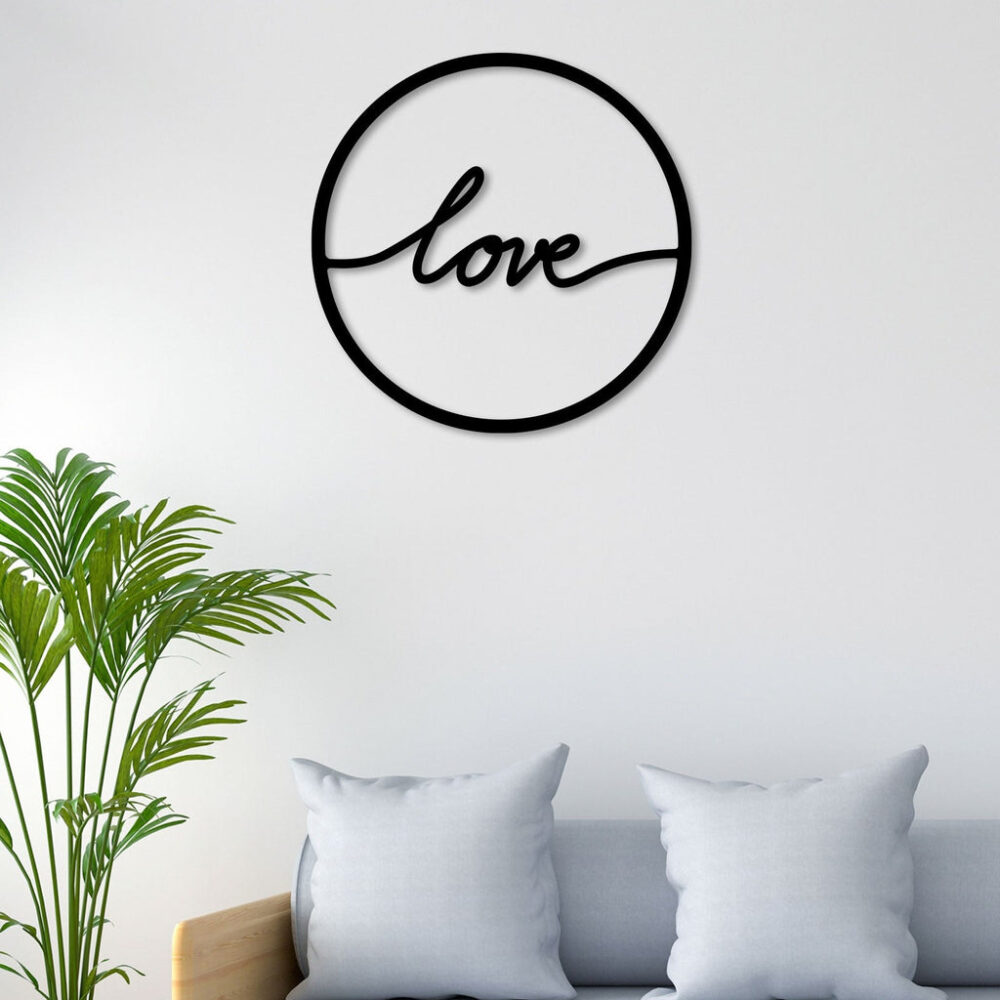 Buy Unique Designer [Elevate Your Space Stylish Love Metal Wall Art] Online in India @ Best Price NEPTUB4