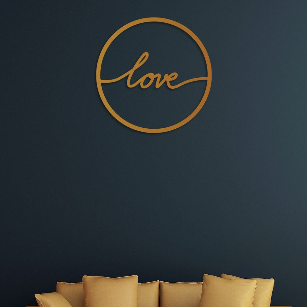 Buy Unique Designer [Elevate Your Space Stylish Love Metal Wall Art] Online in India @ Best Price NEPTUB5