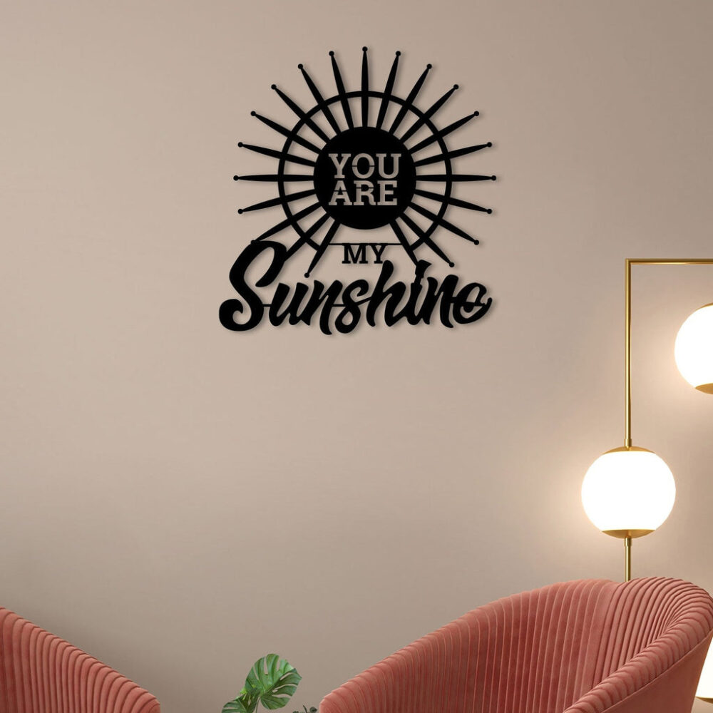 Buy Unique Designer [Radiant Love You Are My Sunshine Metal Wall Art] Online in India @ Best Price NEPTUB