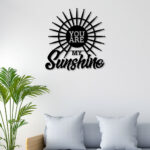 Buy Unique Designer [Radiant Love You Are My Sunshine Metal Wall Art] Online in India @ Best Price NEPTUB2