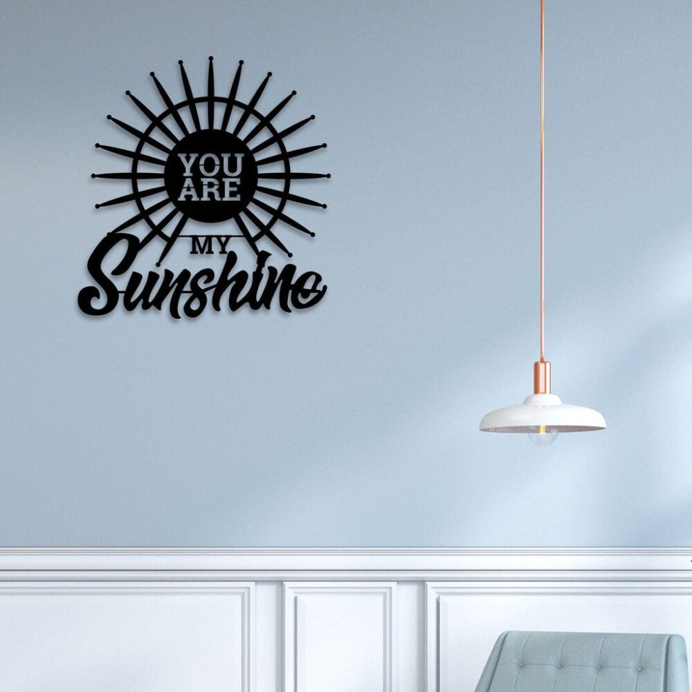 Buy Unique Designer [Radiant Love You Are My Sunshine Metal Wall Art] Online in India @ Best Price NEPTUB4
