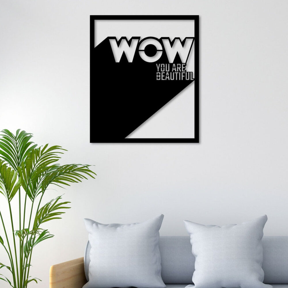 You Are Beautiful Metal Wall Art Inspire Your Space 2