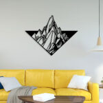 Bring the Spirit of Everest Home Mount Everest Metal Wall Art2