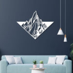 Bring the Spirit of Everest Home Mount Everest Metal Wall Art5