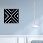 Redefine Modern Elegance Geometric Metal Wall Art! 4