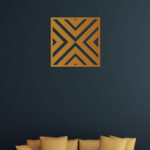 Redefine Modern Elegance Geometric Metal Wall Art! 6