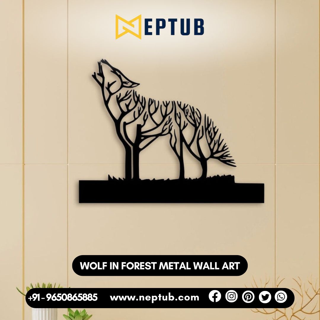 Wolf Metal Wall Art Unleashing the Spirit of the Wild in Your Home