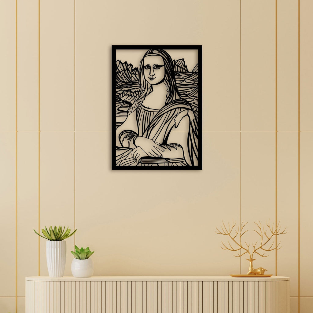 Mona Lisa Metal Wall Art Elevating Your Home with Timeless Elegance