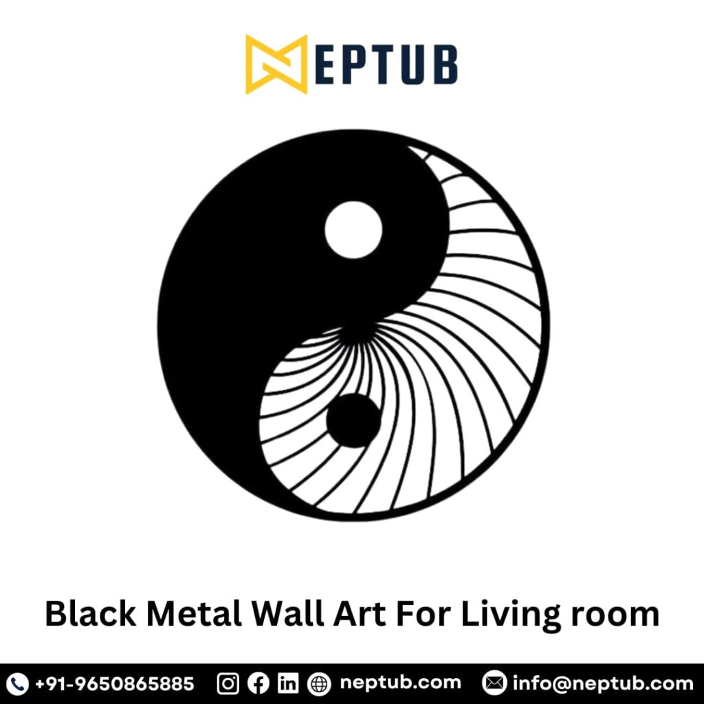Black Metal Wall Art for Your Living Room