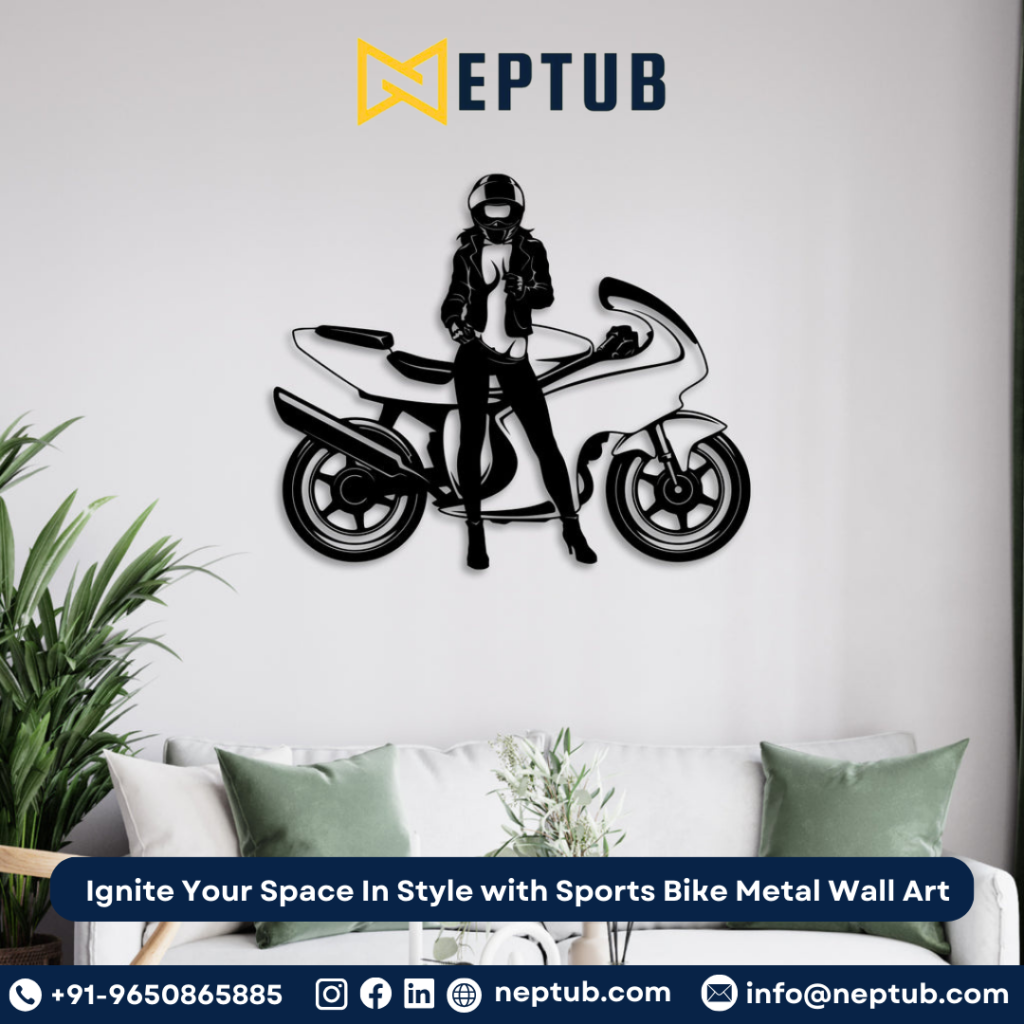 Ignite Your Space In Style With Sports Bike Metal Wall Art