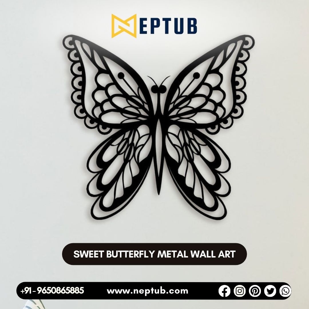 Add a Touch of Whimsy to Your Walls Unique Butterfly Metal Wall Art