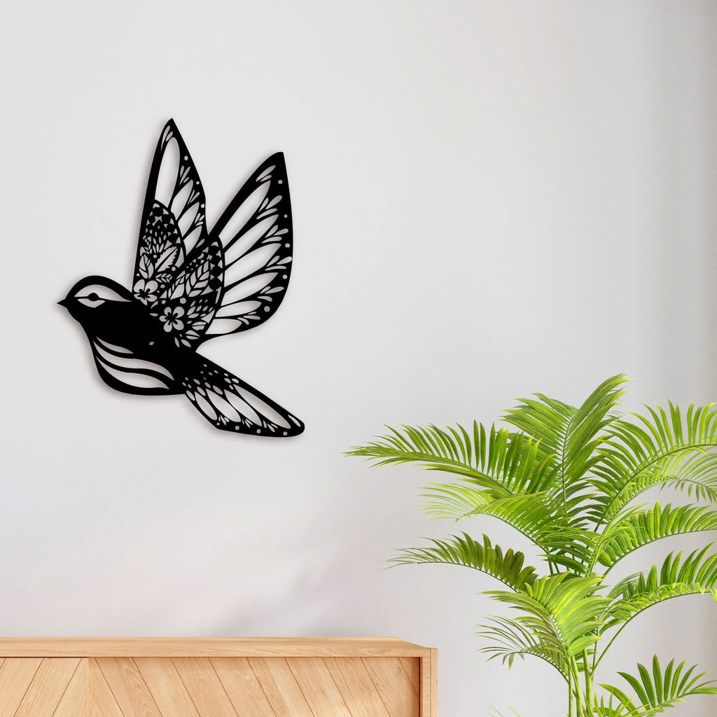 Beautiful Flying Bird Metal Wall Art4
