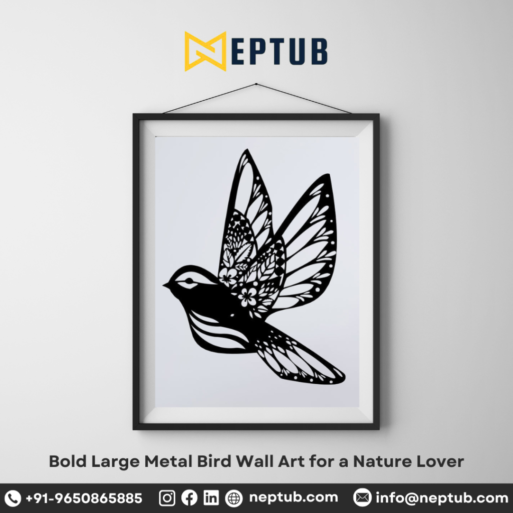Bold and Beautiful Large Metal Bird Wall Art for Nature Enthusiasts