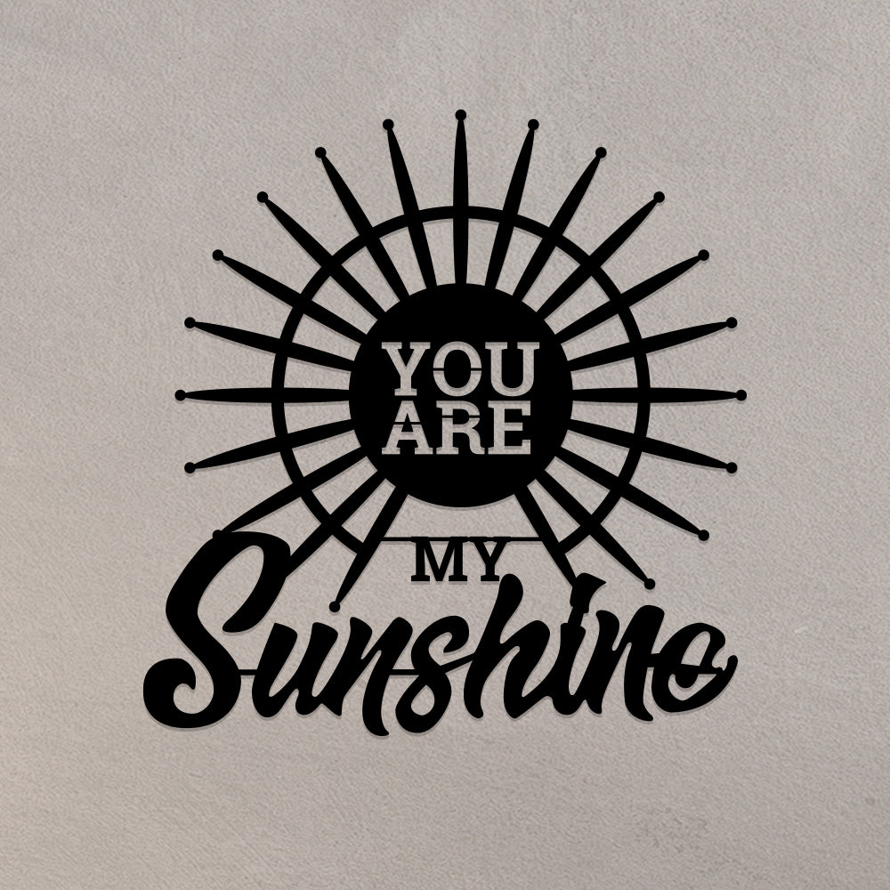 Buy Unique Designer Radiant Love You Are My Sunshine Metal Wall Art Online in India @ Best Price NEPTUB1