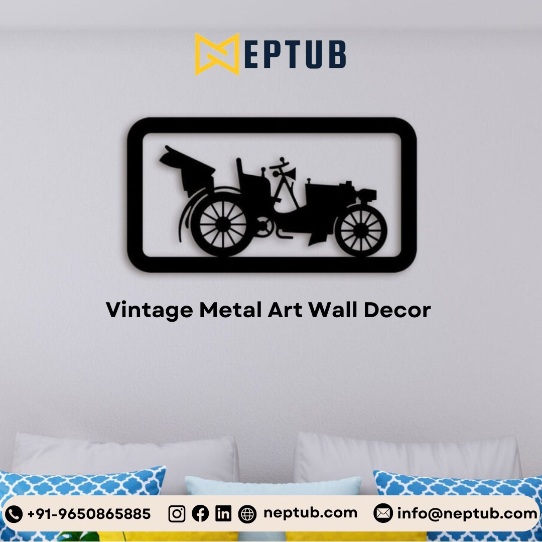 Elevate Your Space with Vintage Metal Art Wall Decor