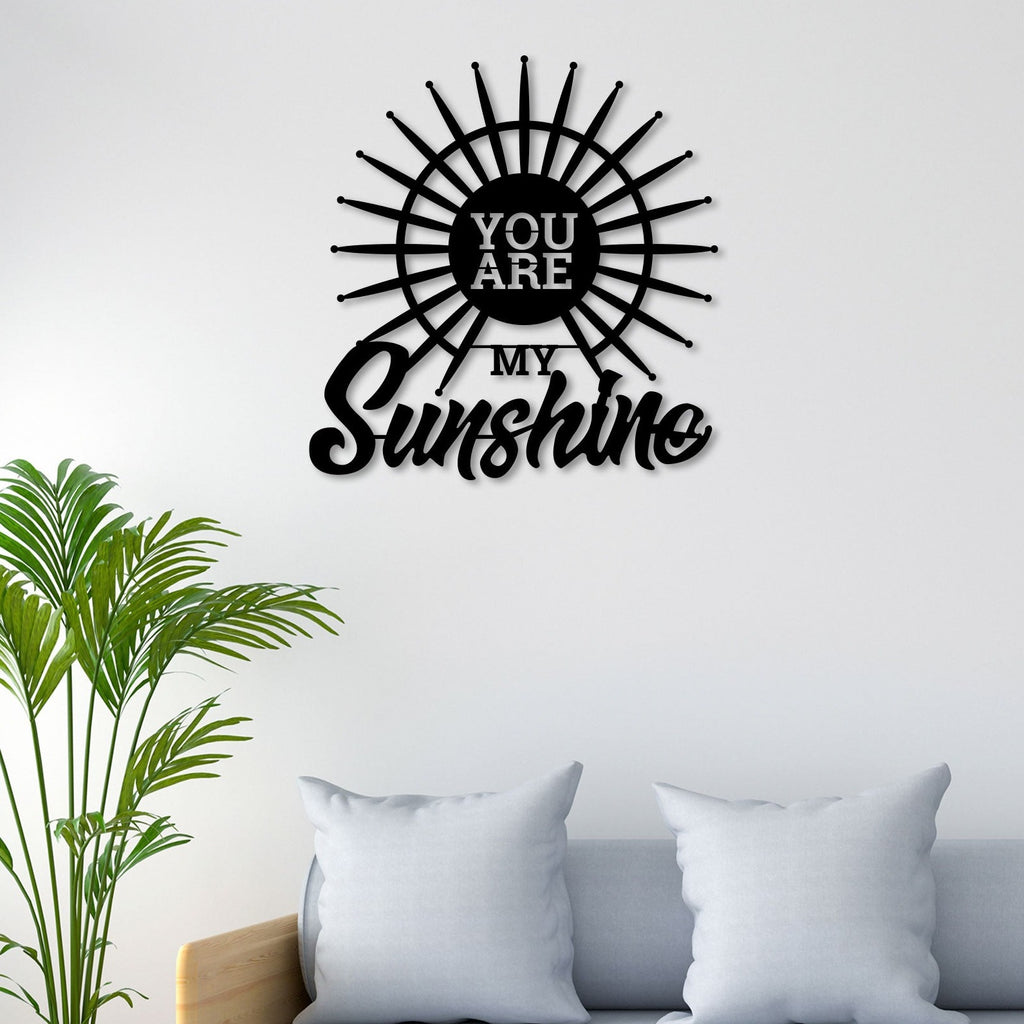 Buy Unique Designer Radiant Love You Are My Sunshine Metal Wall Art Online in India @ Best Price NEPTUB2