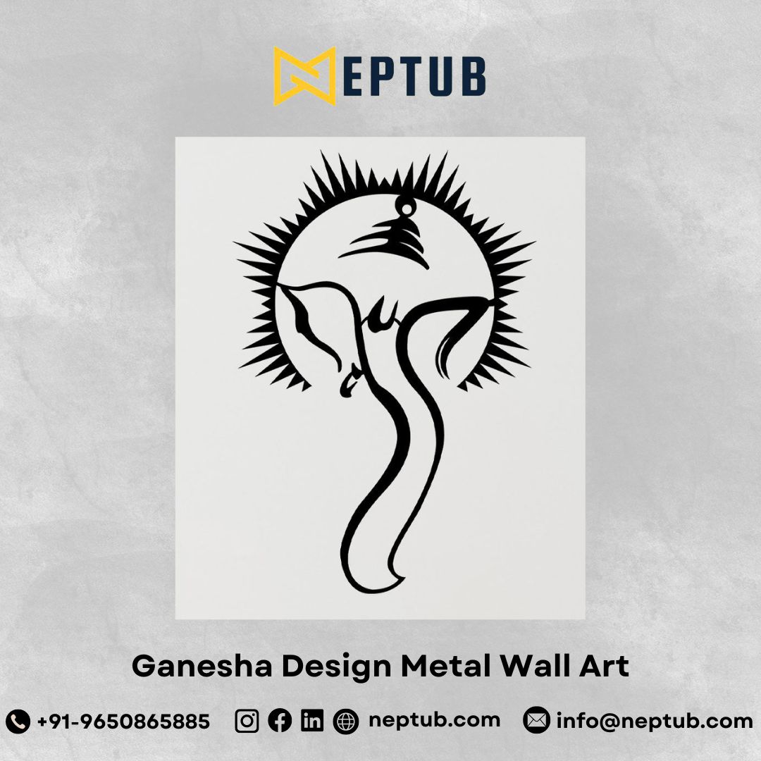 Illuminate Your Home This Diwali with Divine Ganesha Metal Wall Art (2)