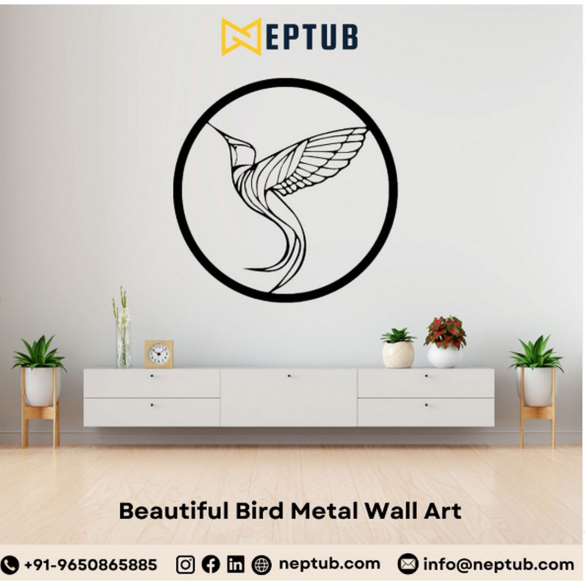 Bird Metal Wall Art