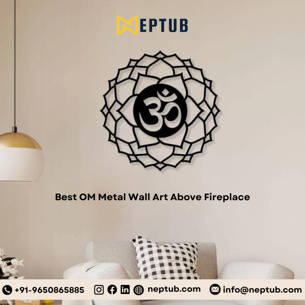 Transform Your Space with the Divine Beauty of Om Metal Wall Art – Neptub’s Perfect Touch of Serenity